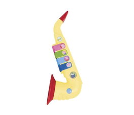 Reig Saxophone jouet 4 notes en plastique avec étui, pour enfant à partir de 3 ans