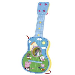 Reig Guitare 4 cordes pour enfant en coffret plastique - Jouet musical dès 3 ans