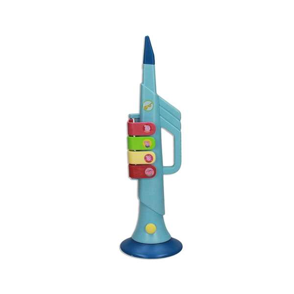Reig Trompeta 4 Notas en Estuche Peppa Pig - Trompette 4 notes Peppa Pig avec étui en plastique pour enfants à partir de 3 ans
