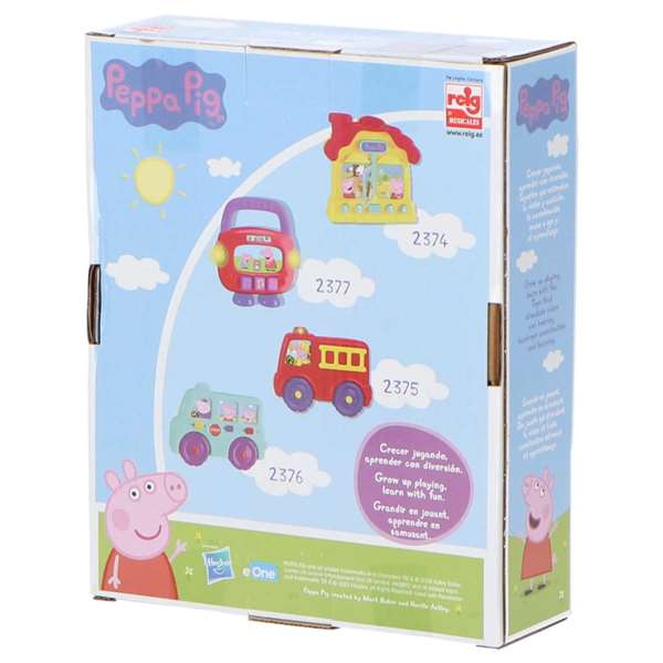 Reig Autobus de Pepa, Jouet d'Éveil Éducatif pour Enfant 18 Mois et Plus avec Sons et Lumières, Fonctionne sur Piles LR6 (Incluses) Reig Autobus de Pepa, Jouet d'Éveil Éducatif pour Enfant 18 Mois et Plus avec Sons et Lumières, Fonctionne sur Piles LR6 (Incluses)