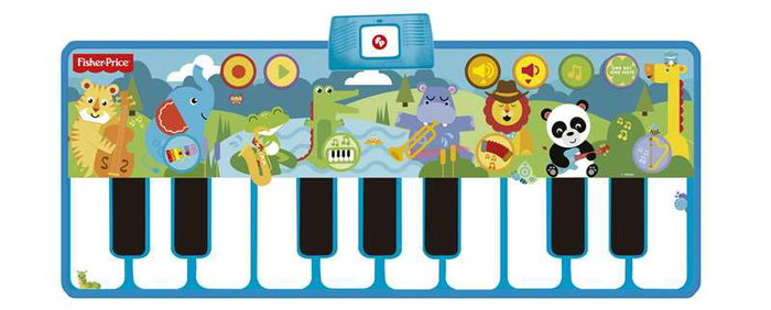Reig Teclano avec pédale Rain Forest Fisher-Price - Piano jouet avec sons - Pour enfants à partir de 3 ans - Fonctionne avec 4 piles LR6 Reig Teclano avec pédale Rain Forest Fisher-Price - Piano jouet avec sons - Pour enfants à partir de 3 ans - Fonctionne avec 4 piles LR6