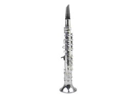 Reig Clarinete en métal pour enfant, instrument de musique, 37 cm, jeu éducatif, à partir de 3 ans