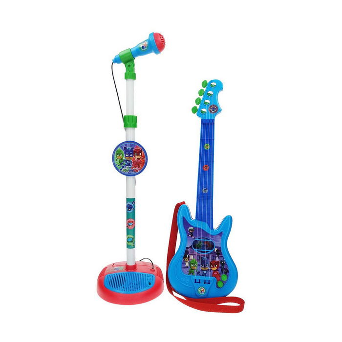 Guitare pour Enfant PJ Masks Microphone Bleu Guitare pour Enfant PJ Masks Microphone Bleu