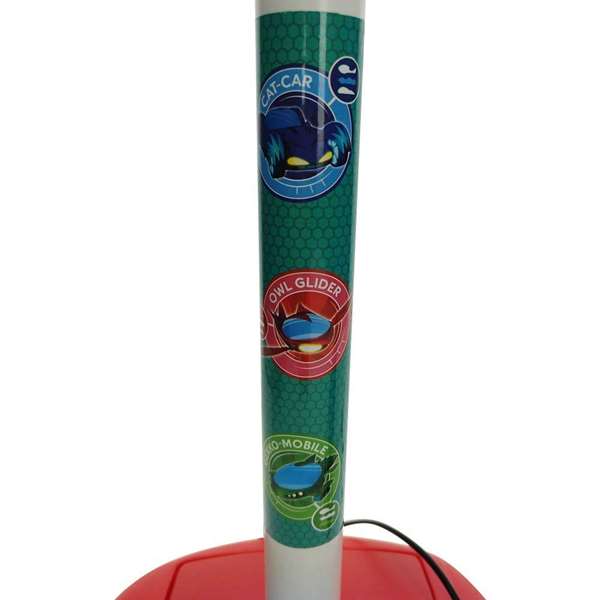 Reig - Guitare et micro sur pied PJ Masks avec amplificateur pour enfants, hauteur réglable, jouet musical en plastique, à partir de 3 ans