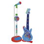 Reig - Guitare et micro sur pied PJ Masks avec amplificateur pour enfants, hauteur réglable, jouet musical en plastique, à partir de 3 ans