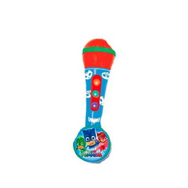 Reig Microphone de main pour enfant avec amplificateur et rythmes, thème PJ Masks, jouet musical lumineux, à partir de 3 ans