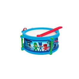 Reig Tambor en estuche pj mask - Tambour en étui avec personnages PJ Masks, pour enfant à partir de 18 mois, sans piles, en plastique