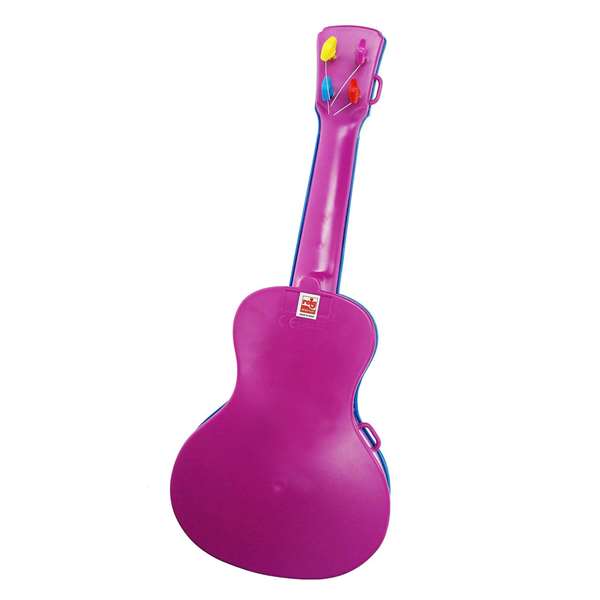 Reig Guitare jouet 4 cordes "Fiesta" pour enfants à partir de 3 ans - En plastique avec sac de transport