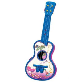 Reig Guitare jouet 4 cordes "Fiesta" pour enfants à partir de 3 ans - En plastique avec sac de transport