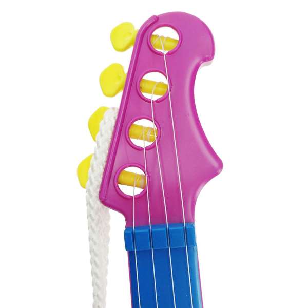 Reig Fiesta - Guitare électrique jouet 4 cordes pour enfants, dimensions 56 x 18 x 4 cm, en plastique