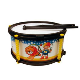 Reig Tambour "Circo" avec sac de transport et baguettes - Jouet en plastique pour enfants de 3 ans et plus