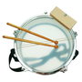Reig Tambour à baguettes métallisé en sac, diamètre 25 cm, jeu d'imitation pour enfants à partir de 3 ans