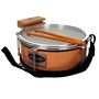 Reig Tambour à baguettes métallisé en sac, diamètre 25 cm, jeu d'imitation pour enfants à partir de 3 ans