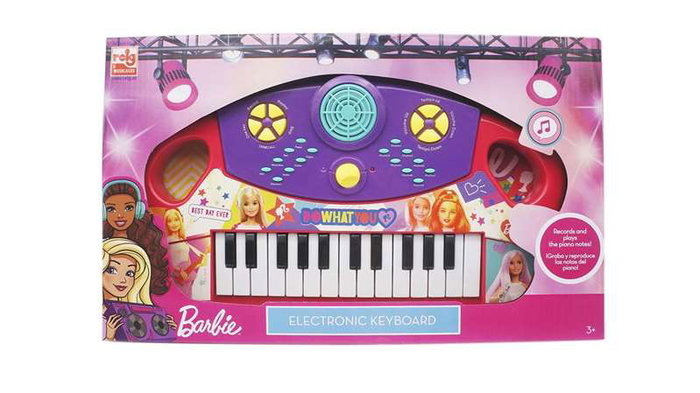 Reig Orgue Électronique Barbie Dreamtopia 24 Touches - Jouet Musical pour Enfants dès 3 Ans