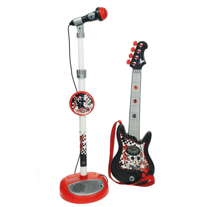 Ensemble musical Mickey Mouse Microphone Guitare pour Enfant Ensemble musical Mickey Mouse Microphone Guitare pour Enfant