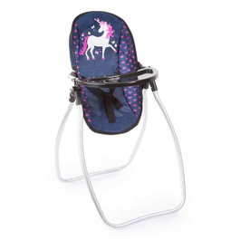 Reig Set de soins pour poupée bébé 9 en 1 Bleu marine et Rose