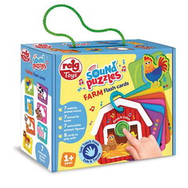 Reig - Puzzle en mousse EVA éducatif sonore sur le thème de la ferme avec cartes et sons réels d'animaux, à partir de 3 ans