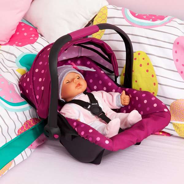 Reig Siège de voiture pour poupées deluxe rose - 50x32x16 cm - Recommandé à partir de 3 ans - 6 pièces