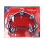 Reig - Pandereta, tambourin plastique 25 cm avec 16 cymbales (jingles), pour enfant à partir de 3 ans