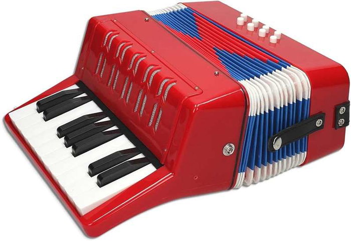 Reig Accordéon Jouet avec Clavier, Instrument Musical pour Enfants dès 3 Ans