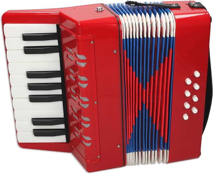 Reig Accordéon Jouet avec Clavier, Instrument Musical pour Enfants dès 3 Ans