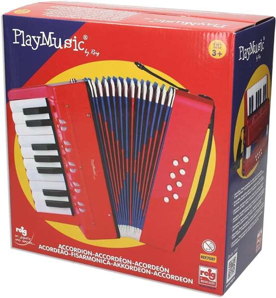 Reig Accordéon Jouet avec Clavier, Instrument Musical pour Enfants dès 3 Ans