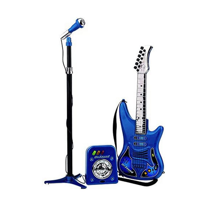 Guitare pour Enfant Reig Microphone Bleu Guitare pour Enfant Reig Microphone Bleu