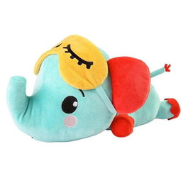 Fisher-Price Peluche Éléphant Dormeur 30 cm, Jouet d'éveil pour Bébé dès la Naissance