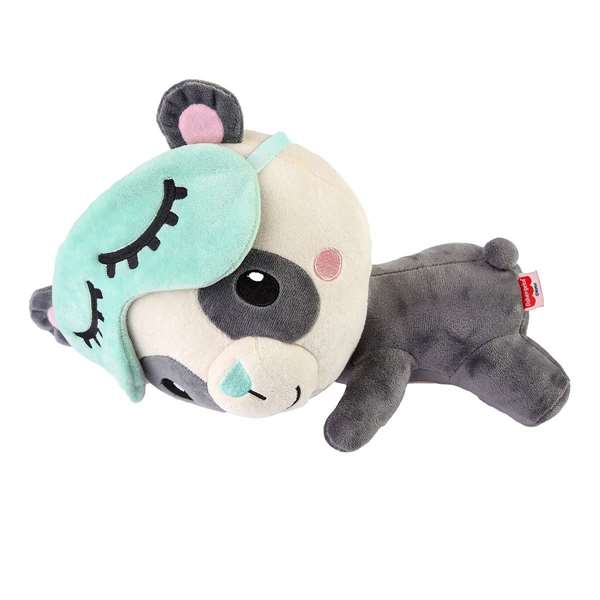 Fisher-Price Peluche Ours Panda Dormeur en Peluche Doux, 30 cm, Jouet pour Nouveau-né