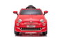 Voiture électrique pour enfants Injusa Fiat 500 Rouge Télécommandé