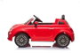 Voiture électrique pour enfants Injusa Fiat 500 Rouge Télécommandé