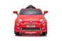 Voiture électrique pour enfants Injusa Fiat 500 Rouge Télécommandé
