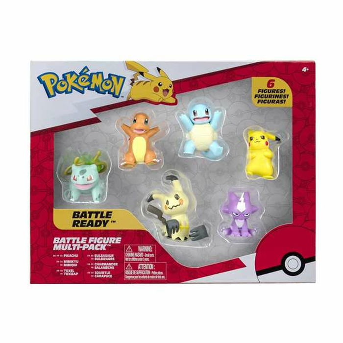 Ensemble de Figurines Pokémon Battle Ready 5 cm Ensemble de Figurines Pokémon Battle Ready 5 cm