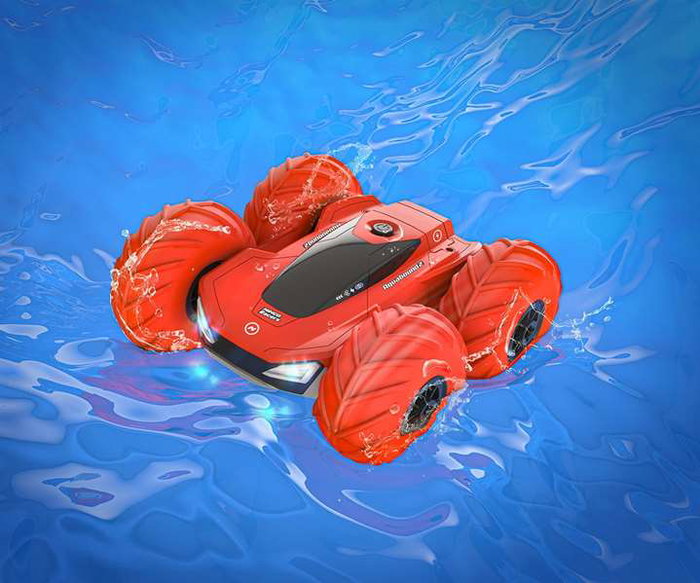 Ninco Aquabound 2 - Voiture télécommandée amphibie réversible avec lumières LED pour figures 360°, 24 x 24 x 12 cm Ninco Aquabound 2 - Voiture télécommandée amphibie réversible avec lumières LED pour figures 360°, 24 x 24 x 12 cm