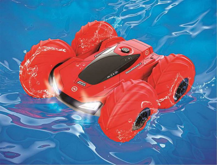 Ninco Aquabound 2 - Voiture télécommandée amphibie réversible avec lumières LED pour figures 360°, 24 x 24 x 12 cm Ninco Aquabound 2 - Voiture télécommandée amphibie réversible avec lumières LED pour figures 360°, 24 x 24 x 12 cm