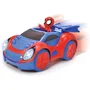 Smoby Voiture Radiocommandée Spidey 27 MHz - 17 cm avec Figurine Spidey - Jouet pour Enfant dès 3 ans