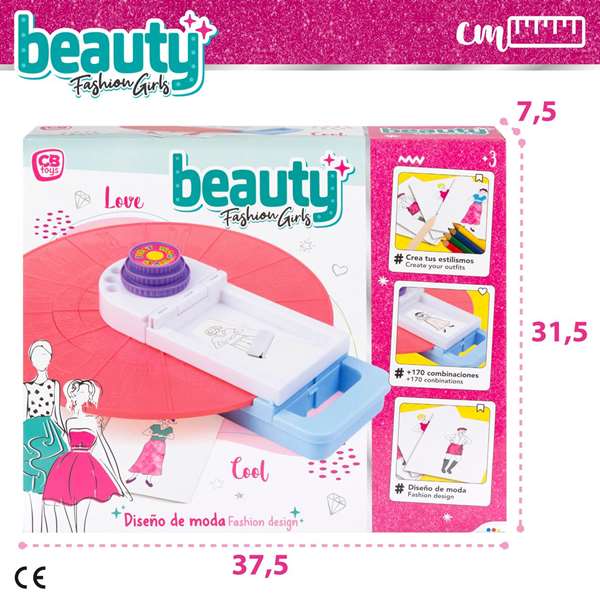 Color Baby Studio de design de mode, jeu créatif pour créer vos stylismes avec plus de 170 combinaisons, à partir de 3 ans