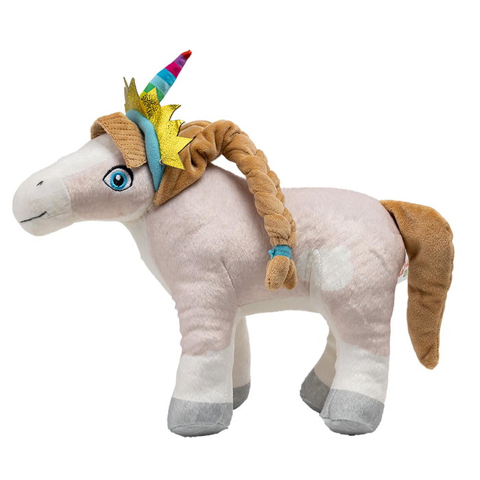 Bandai - Potranca Margarita - Peluche musicale - Personnage de La Granja de Zenón - Version multilingue (français, anglais, espagnol) - Référence AR80008