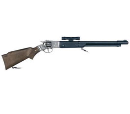 Gonher - Fusil jouet 8 coups à pompe avec canon en plastique pour enfant, 68 x 12 x 3.5 cm