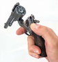 Gonher Revolver 8 Tiros - Pistolet jouet pour enfants à 8 coups, couleur argenté - Dimensions 22x5x3,5 cm