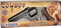 Gonher Revolver 8 Tiros - Pistolet jouet pour enfants à 8 coups, couleur argenté - Dimensions 22x5x3,5 cm
