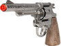 Gonher Revolver 8 Tiros - Pistolet jouet pour enfants à 8 coups, couleur argenté - Dimensions 22x5x3,5 cm