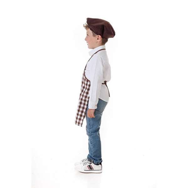 Creaciones Llopis Tablier Enfant Marron T-1, Taille 3 à 5 Ans, Âge Minimum Recommandé : 3 Ans