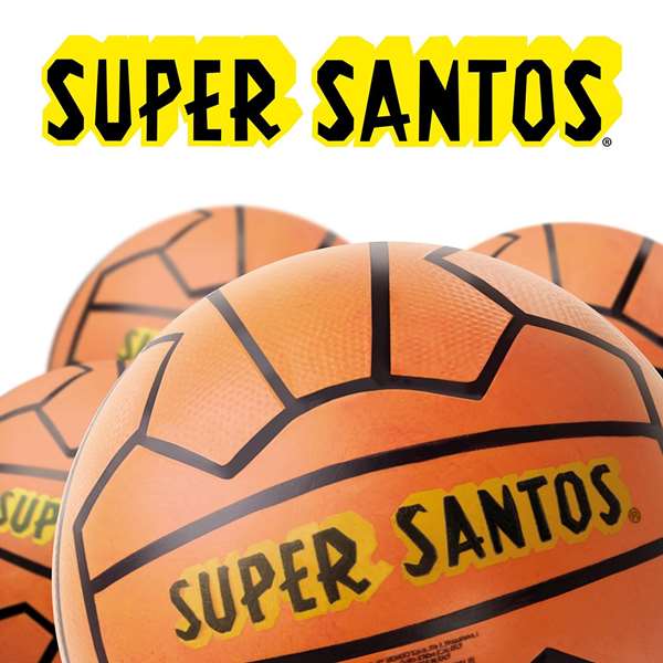 Unice Pelota 220 mm Bioball Super Santos - Ballon 22 cm en PVC, 350 g, pour enfants à partir de 3 ans