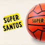 Unice Pelota 220 mm Bioball Super Santos - Ballon 22 cm en PVC, 350 g, pour enfants à partir de 3 ans