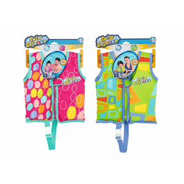 Bestway 32176 Gilet de Sécurité Gonflable Textile Doux Bébé Couleur Assortie UPF 50+ 51 cm 1-3 Ans Plage et Piscine