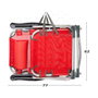 Chaise de Plage Aktive Rouge 48 x 60 x 90 cm