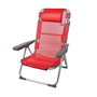 Chaise de Plage Aktive Rouge 48 x 60 x 90 cm