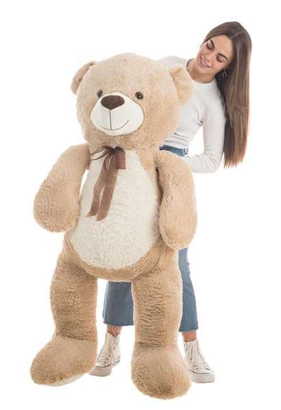 BigBuy Fun Ours en peluche Jumbo Marron 140 cm BigBuy Fun Ours en peluche Jumbo Marron 140 cm