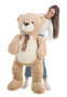 BigBuy Fun Ours en peluche Jumbo Marron 140 cm